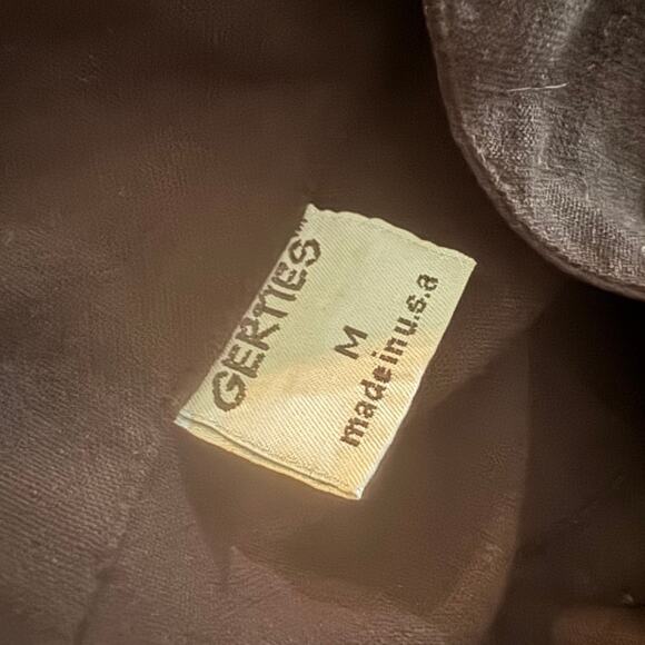 GERTIES Black Tencel/Linen Blend Topper Coat - Size M, Made in USA lagenlook - Picture 5 of 9